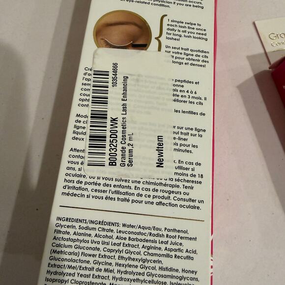 Grande LASH-MD Serum .07floz Plus Sample Size Mascara NIB - Picture 3 of 3